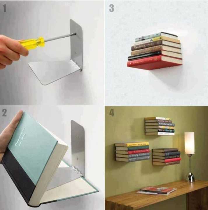 Modern & Stylish Wall-Mounted Book Shelf