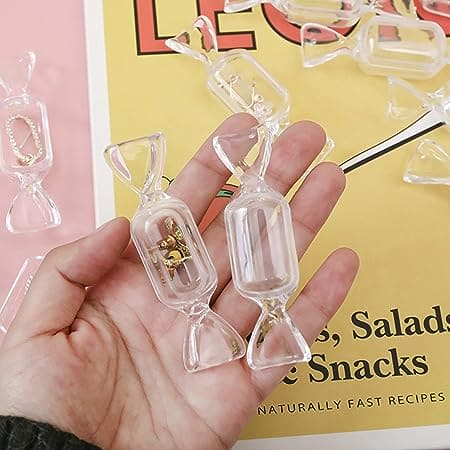 Candy Shaped Mini Jewelry Storage Organizer (Pack of 10)