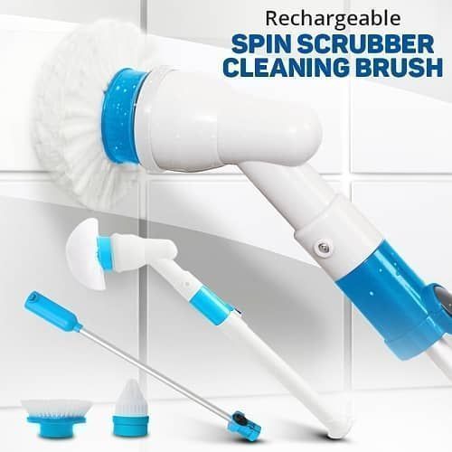 Rechargeable Spin Scrubber Cleaning Brush