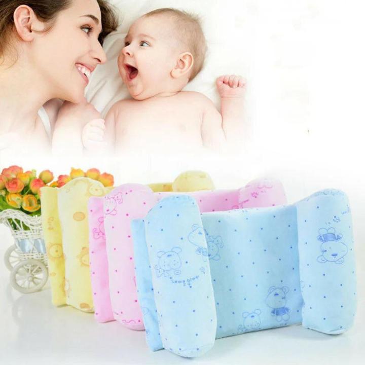Adjustable Baby Head Shaping Pillow with Memory Foam Support