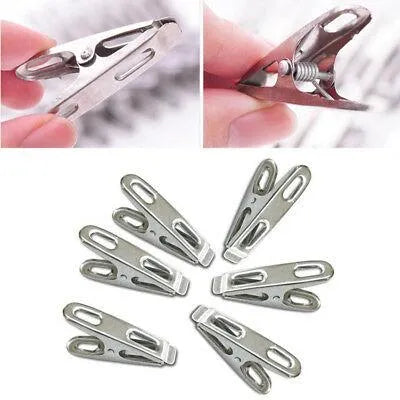20PCS Multipurpose Stainless Steel Clothes & Laundry Clips