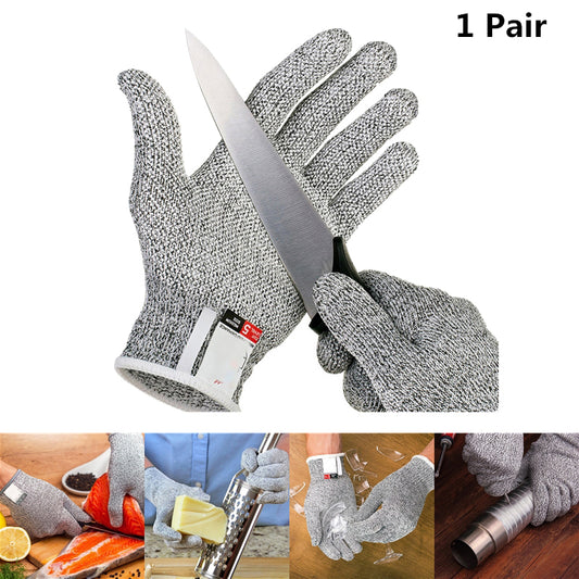 Multipurpose Cut-Resistant Safety Gloves for Kitchen & Outdoor Use