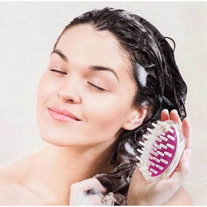 Soft Silicone Hair Scalp Massager & Shampoo Brush