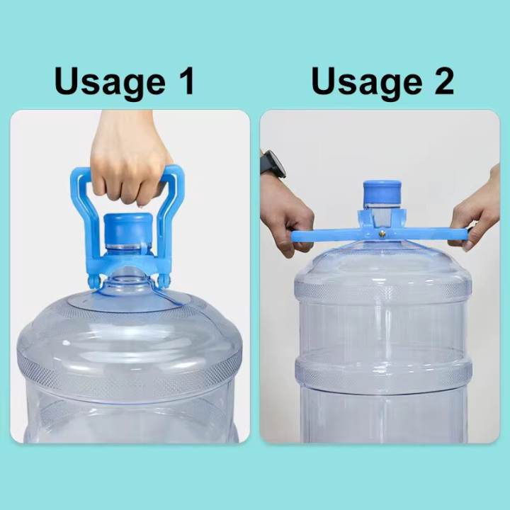 19L Portable Water Bottle Lifter Ergonomic Easy Carry Handle