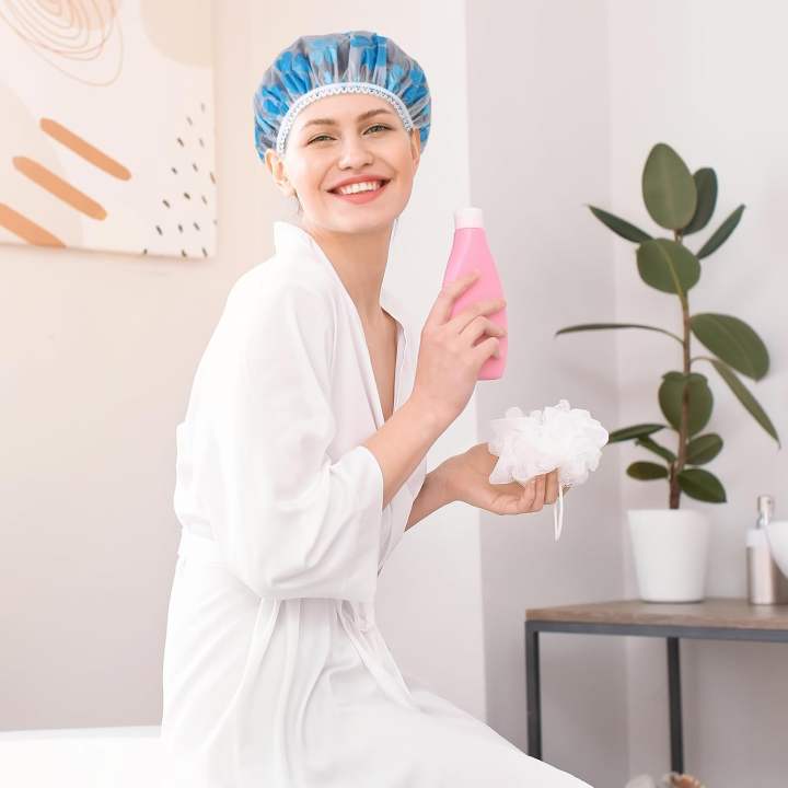Multipurpose Waterproof Bath Plastic Shower Caps