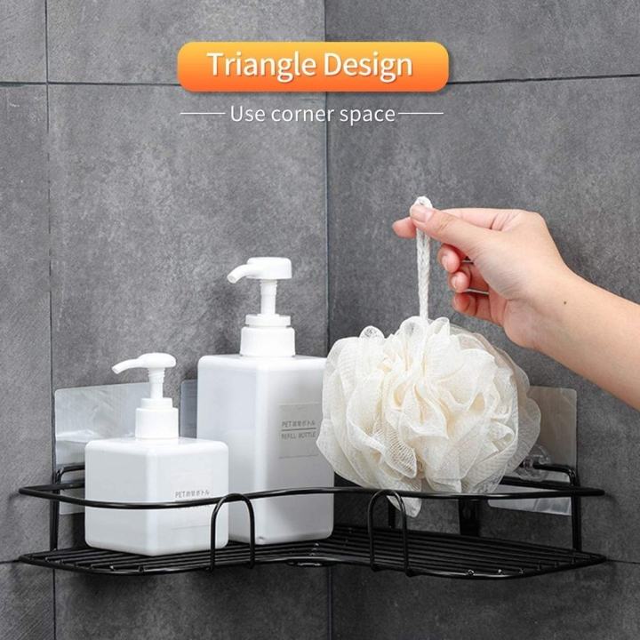 Metal Wall Mounted Triangle Shaped Storage Organizer