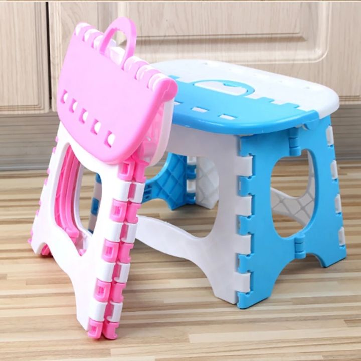Portable Folding Stool – Mini Plastic Chair for Outdoor & Home