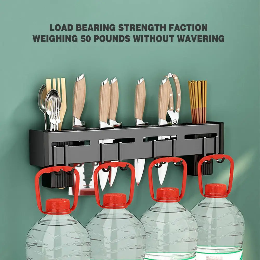 Wall Mounted Iron Knife Storage Organizer