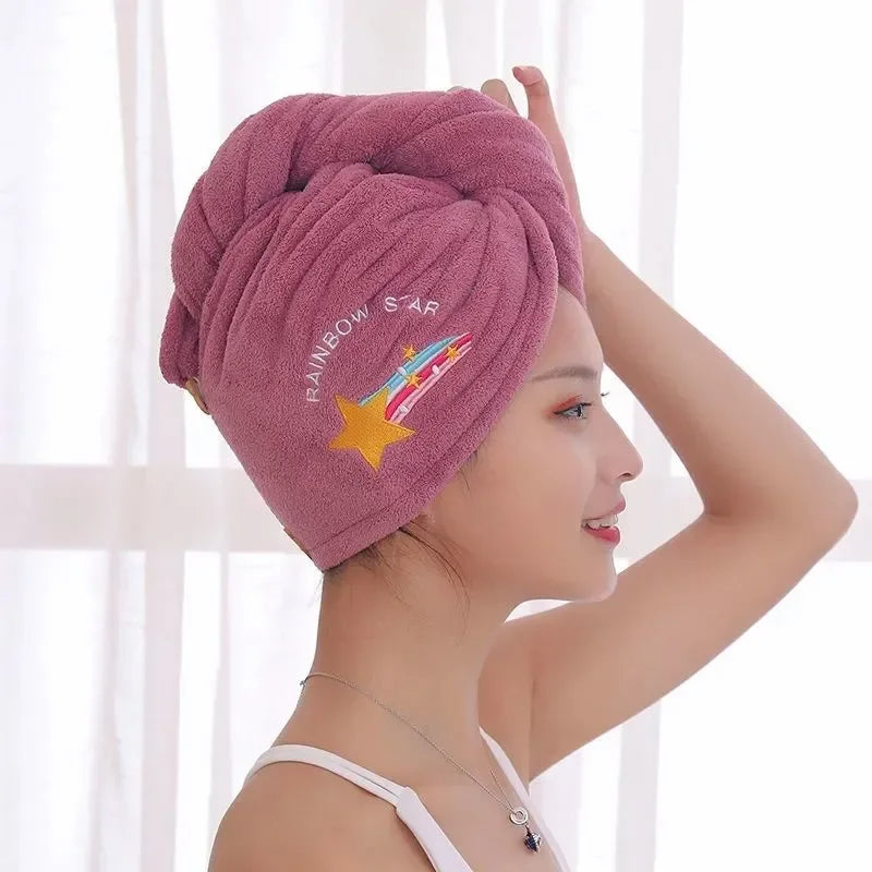 Magic Microfiber Quick-Dry Hair Towel Cap