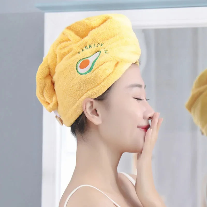 Magic Microfiber Quick-Dry Hair Towel Cap