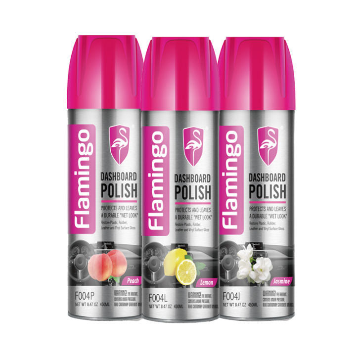 Flamingo Dashboard & Leather Polish – 450ml Spray