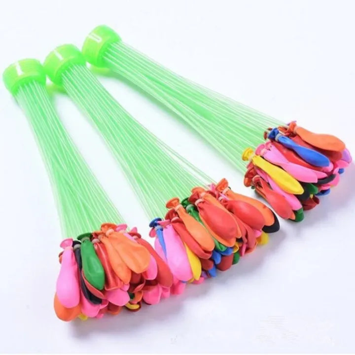 60 Seconds Fill & Tie Magic Water Balloons – 74 PCS Multicolor