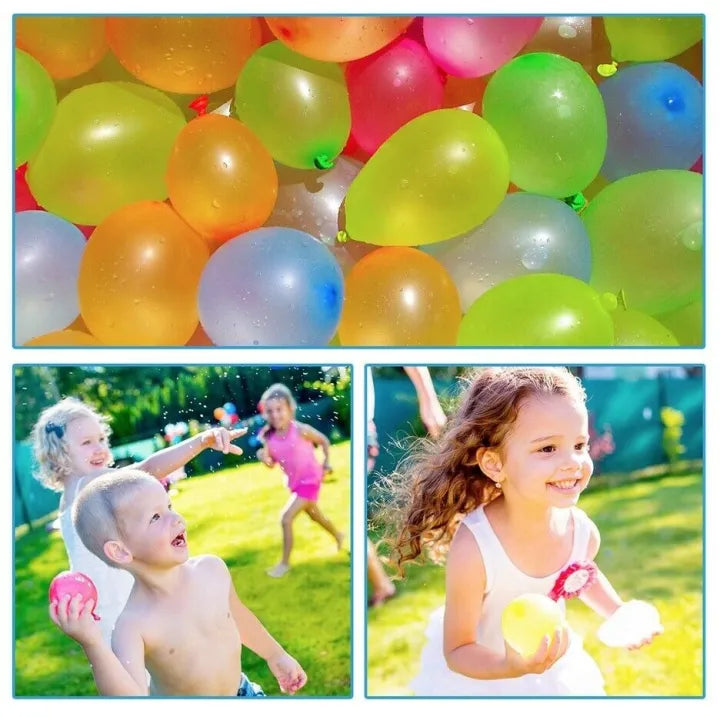 60 Seconds Fill & Tie Magic Water Balloons – 74 PCS Multicolor