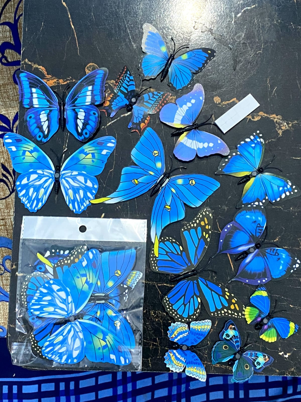 12Pcs Magnetic Butterfly Sticker for Home Decoration