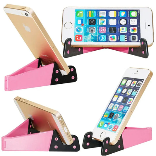 Multi-Function V-Shape Foldable Mobile Phone Stand