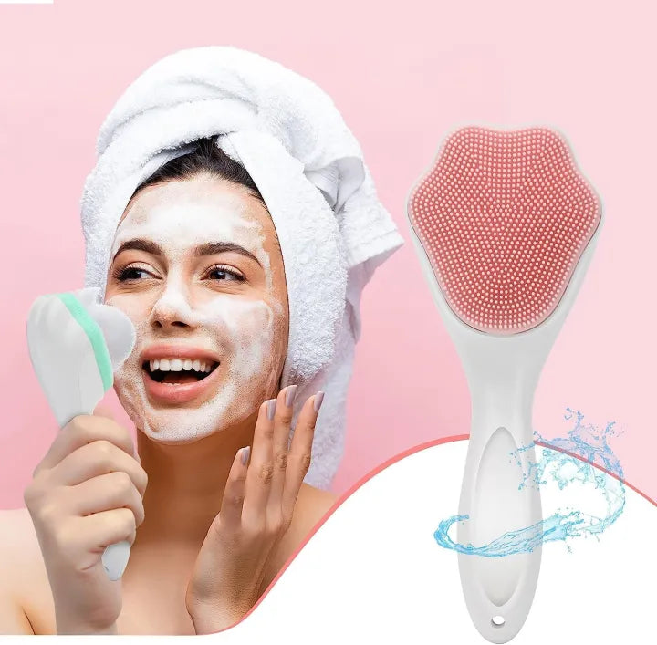 Pakola Dot Silicone Face Scrubber & Exfoliating Brush