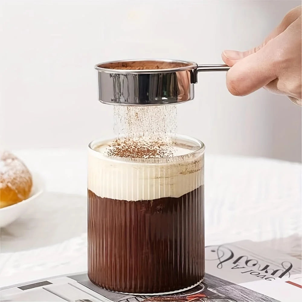 3Pcs Stainless Steel Strainer Set Mini Powder Sieve Set