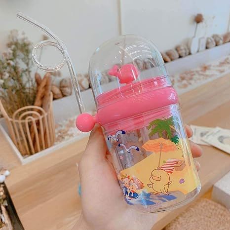 Straw Water Bottle for Kids – Leak-Proof