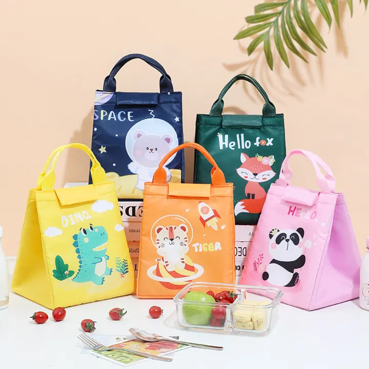 Leak-Proof Panda & Dinosaur Thermal Lunch Bag