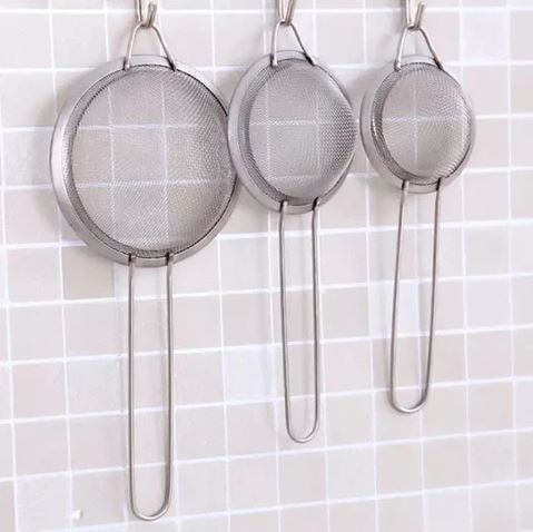 Stainless Steel Fine Mesh Tea Strainer Set of 3