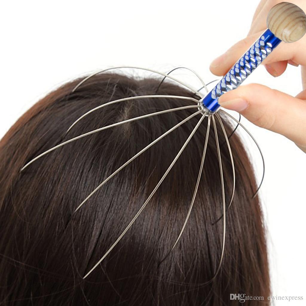 Octopus Shape Head Scalp Massager for Relaxation - 1Pc