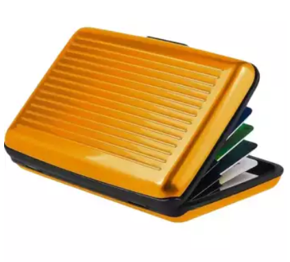Card Holder 6-Slots Aluma Wallet Credit Card Holder Water Resistant - Plastic