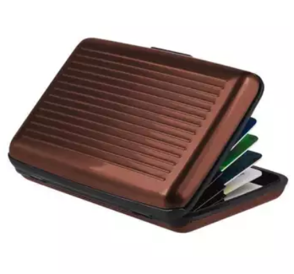 Card Holder 6-Slots Aluma Wallet Credit Card Holder Water Resistant - Plastic