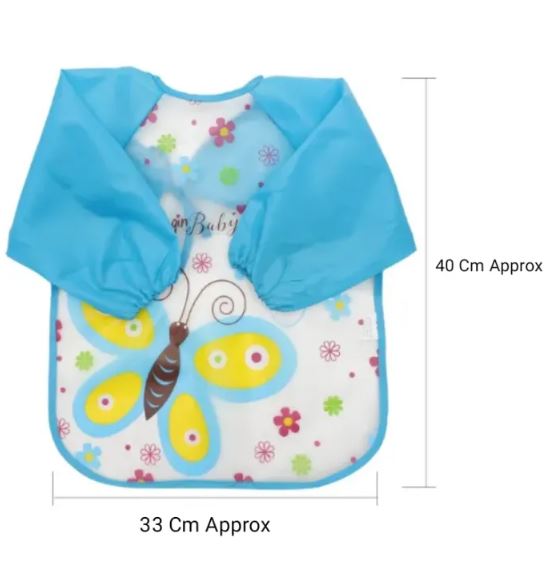 Waterproof Baby Bibs Baby Aprons With Sleeve For Baby Boy And Girl