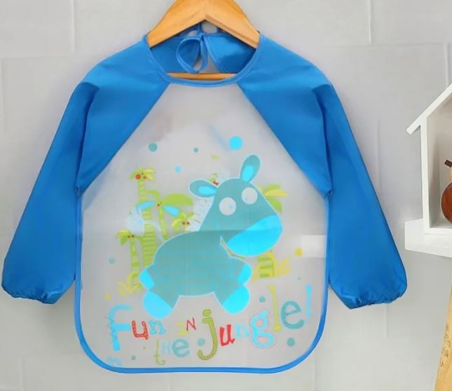 Waterproof Baby Bibs Baby Aprons With Sleeve For Baby Boy And Girl