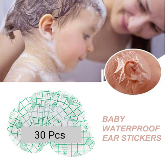 Multipurpose Baby Ear Protection Waterproof Sticker for Bath - 30Pcs
