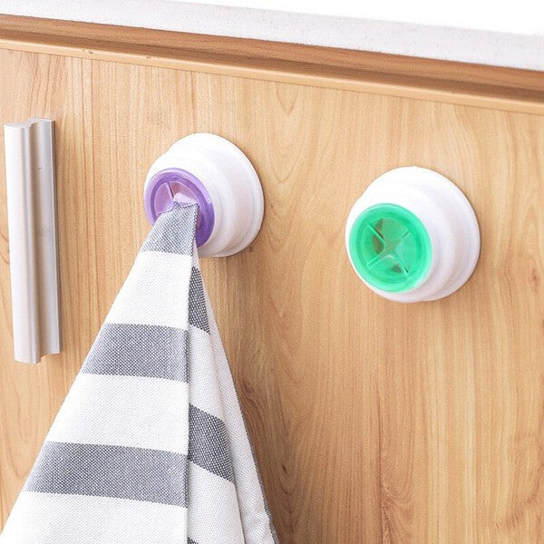 Self Adhesive Towel Hooks for Bathroom Kitchen No Drilling Pack of 3