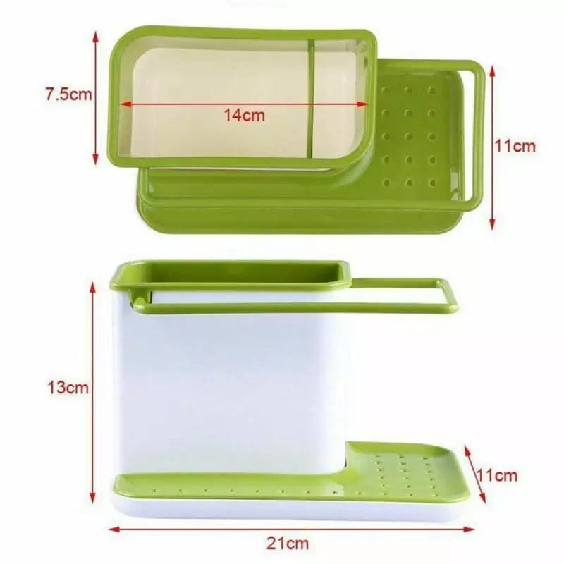 Multifunctional Sponge and Wash Cloth Shelf Organizer