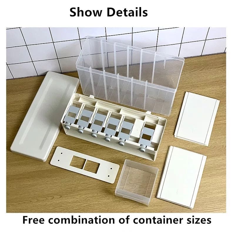 Wall-Mounted Cereal and Dry Food Dispenser