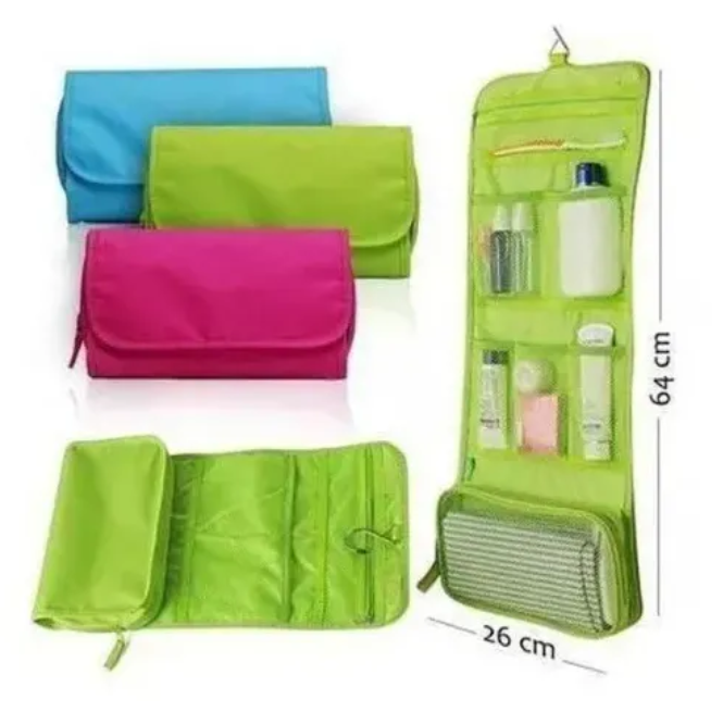 Foldable Waterproof Hanging Toiletry Bag for Travel