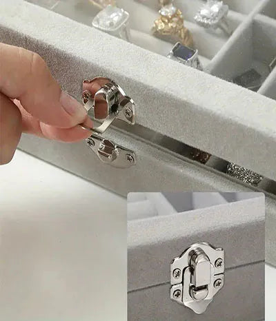 Transparent Jewelry Storage Box for Rings & Bracelets