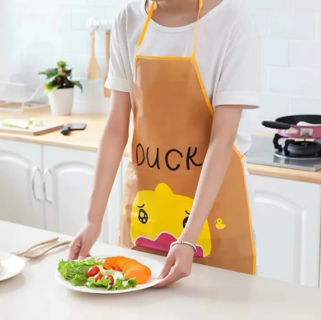 Adjustable Waterproof Cooking Apron for Kitchen - 1Pc