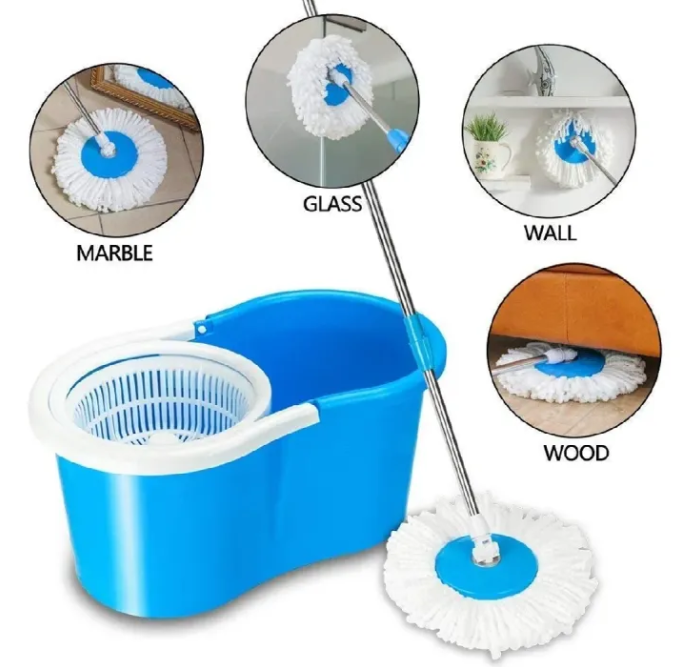 Automatic 360° Rotating Spin Mop Tools With Bucket