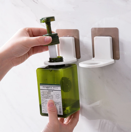 2Pcs Wall-Mounted Shampoo and Shower Gel Holder Bathroom Storage Hook