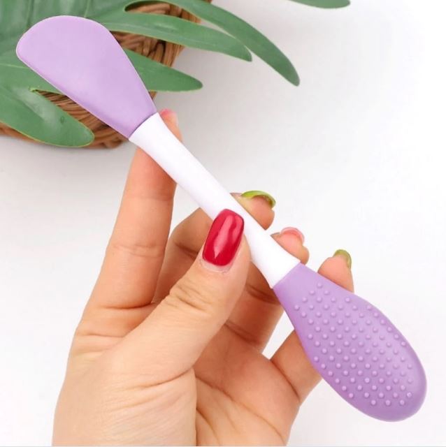 2-in-1 Silicone Face Cleanser & Mask Applicator Brush