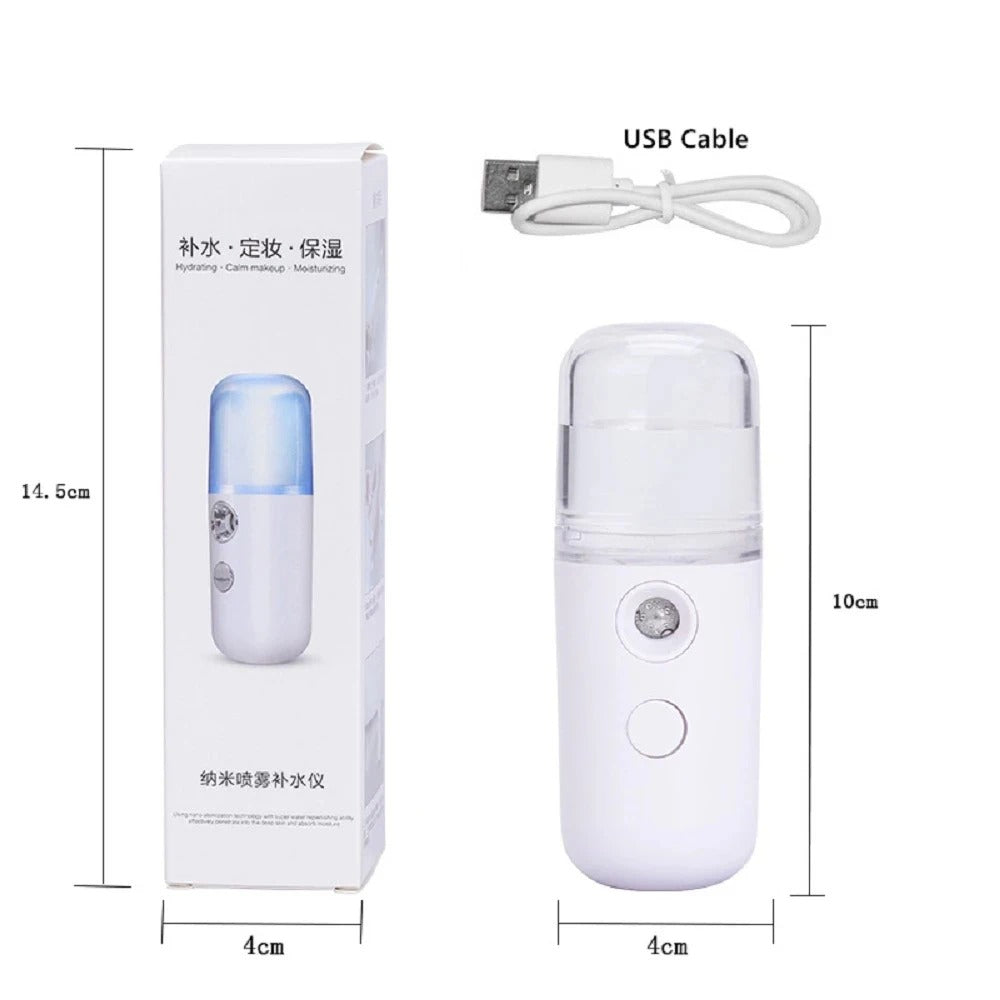 Nano Spray Rechargeable Facial Steamer Beauty Moisturizing Humidifier