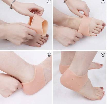 Soft Silicone Half Heel Pads & Corrector for Foot Support