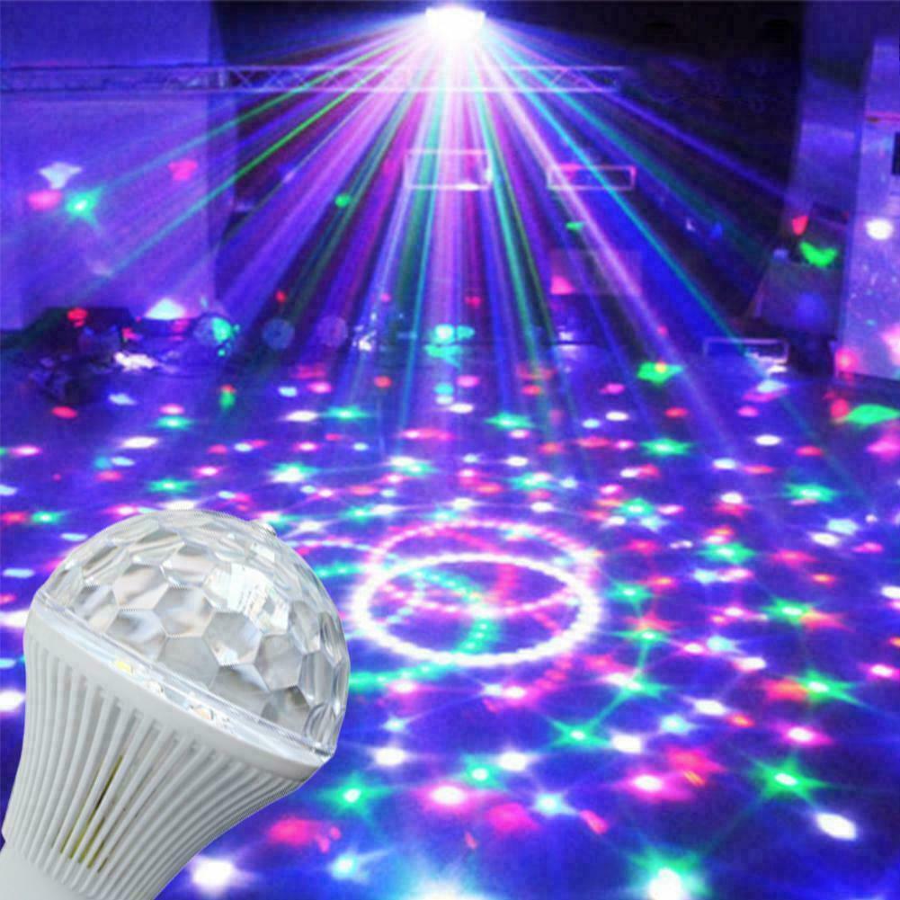 RGB Rotating Disco LED Bulb Party Home Decoration Light