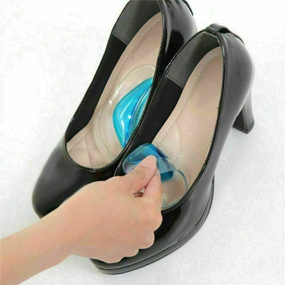 Flat Foot Arch Support Orthopedic Gel Insoles Soft Silicone Pads 1 Pair