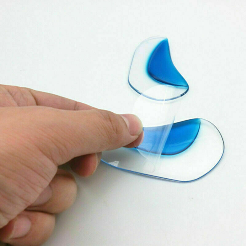 Flat Foot Arch Support Orthopedic Gel Insoles Soft Silicone Pads 1 Pair
