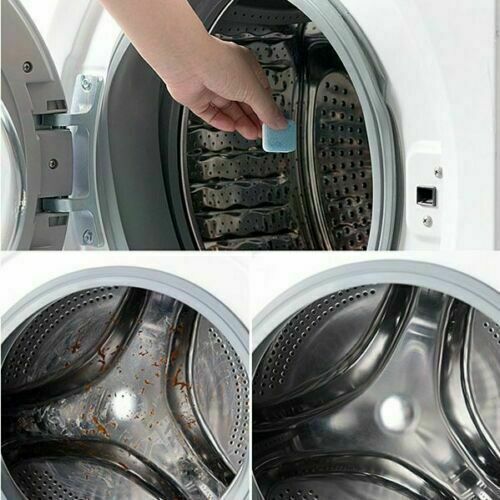 12Pcs Washing Machine Cleaning Tablets