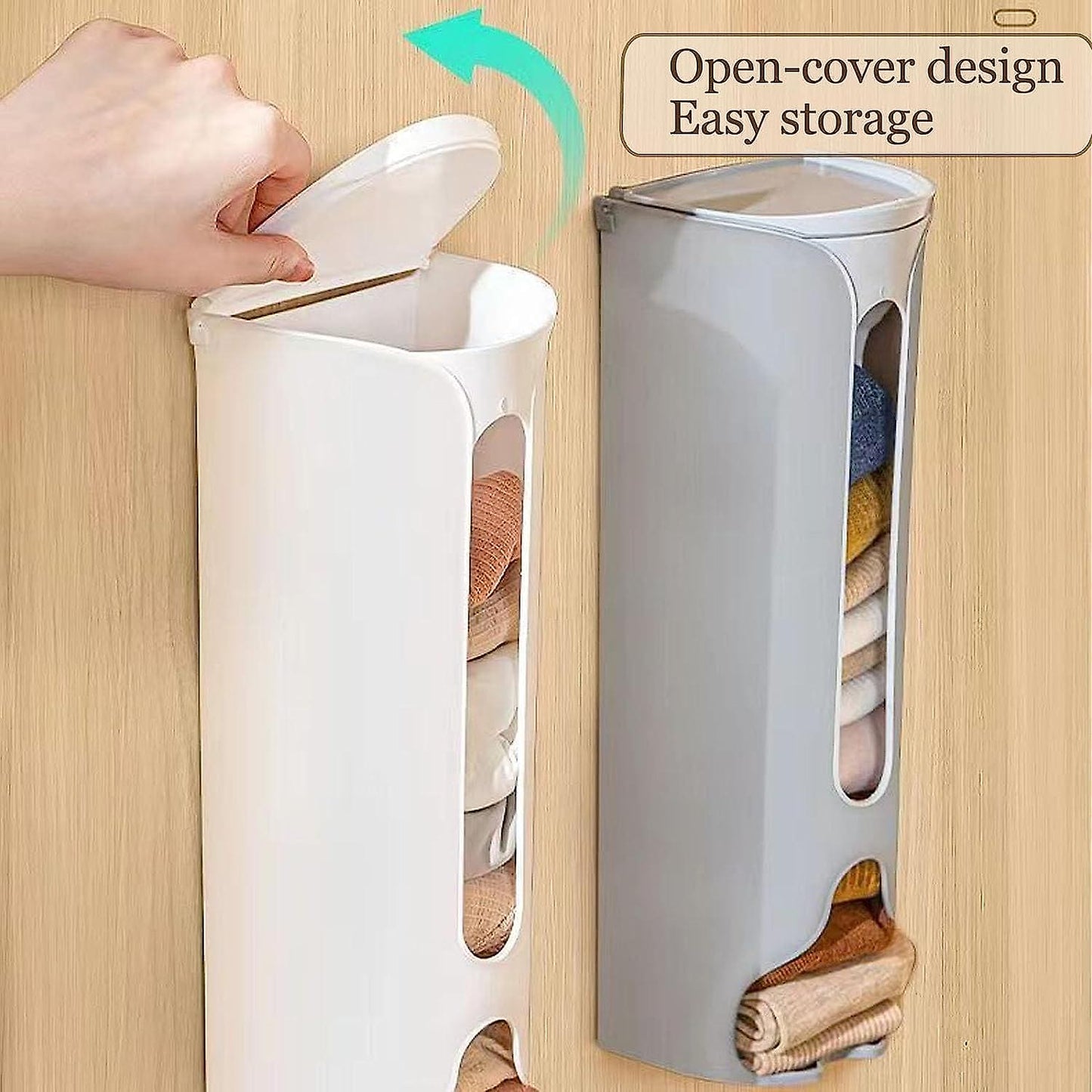 Wall Mounted Multifunctional Storage Box – Socks & Bags Organizer