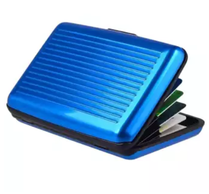 Card Holder 6-Slots Aluma Wallet Credit Card Holder Water Resistant - Plastic