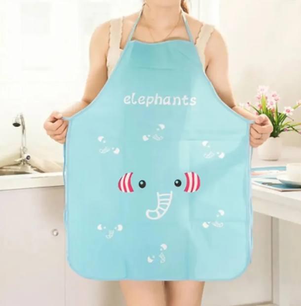Adjustable Waterproof Cooking Apron for Kitchen - 1Pc