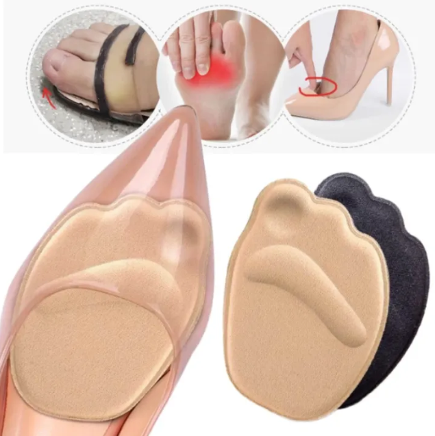 Forefoot Cushion Pads for Loose Shoes Pain Relief Insoles - 1 Pair