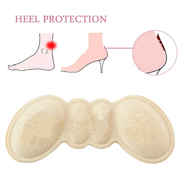 Heel Cushion Pads Pain Relief Anti-Wear Shoe Inserts - 1 Pair